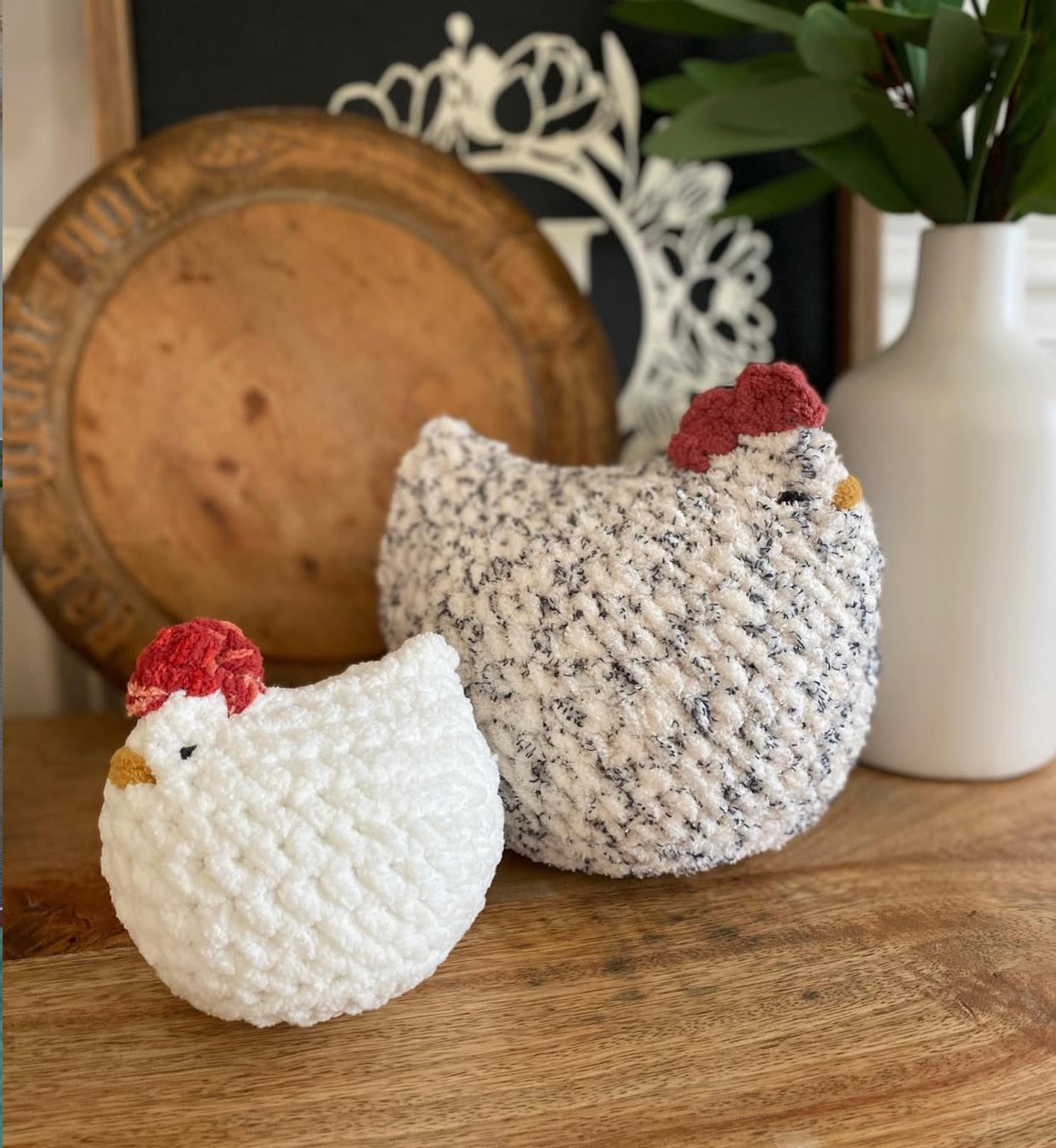Cluckie the Farm Chicken Pattern