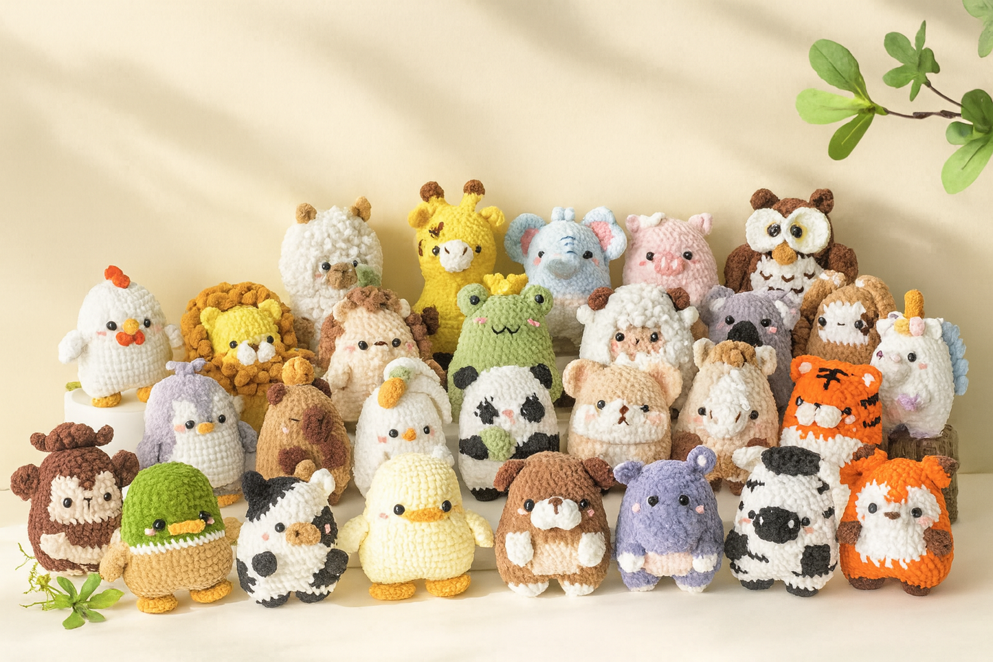 Adorable Amigurumi Crochet Patterns - 28 Pcs Mega Bundle