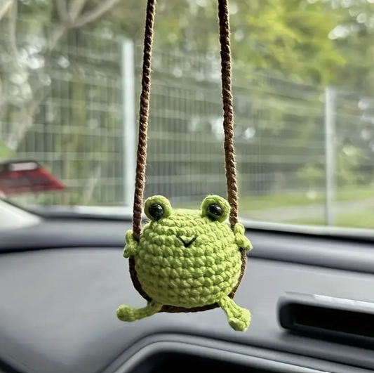 Crocket Pattern Hanging Frog