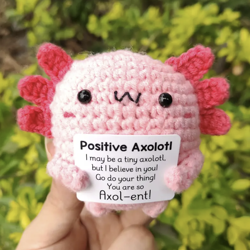 Crochet Pattern Positive Axolotl