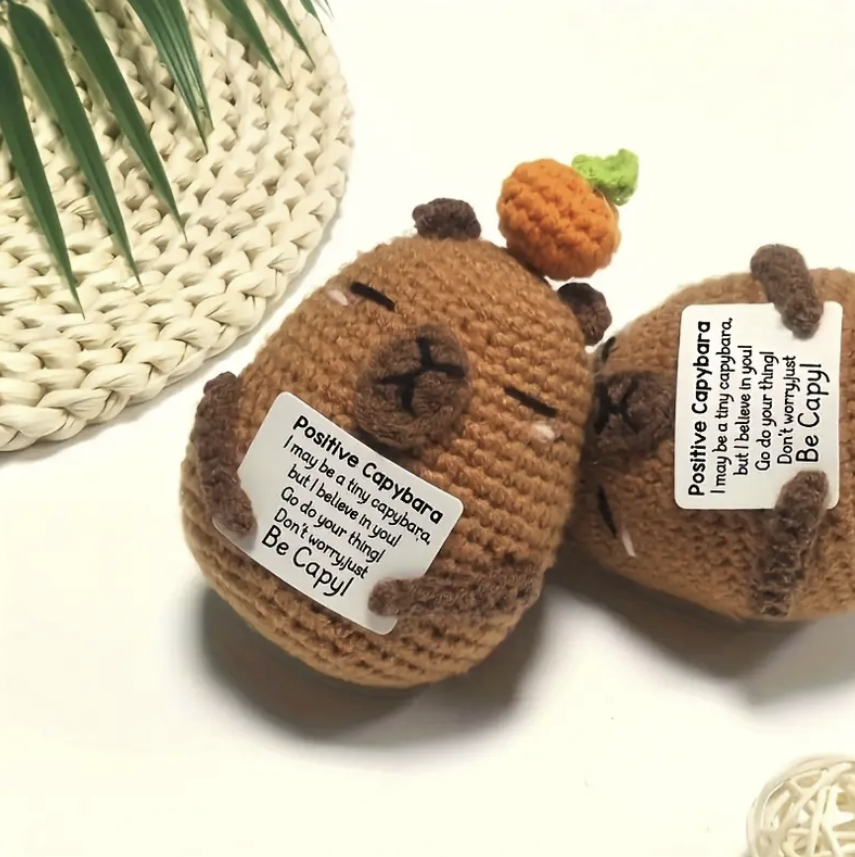 Crochet Pattern Positive Capybara