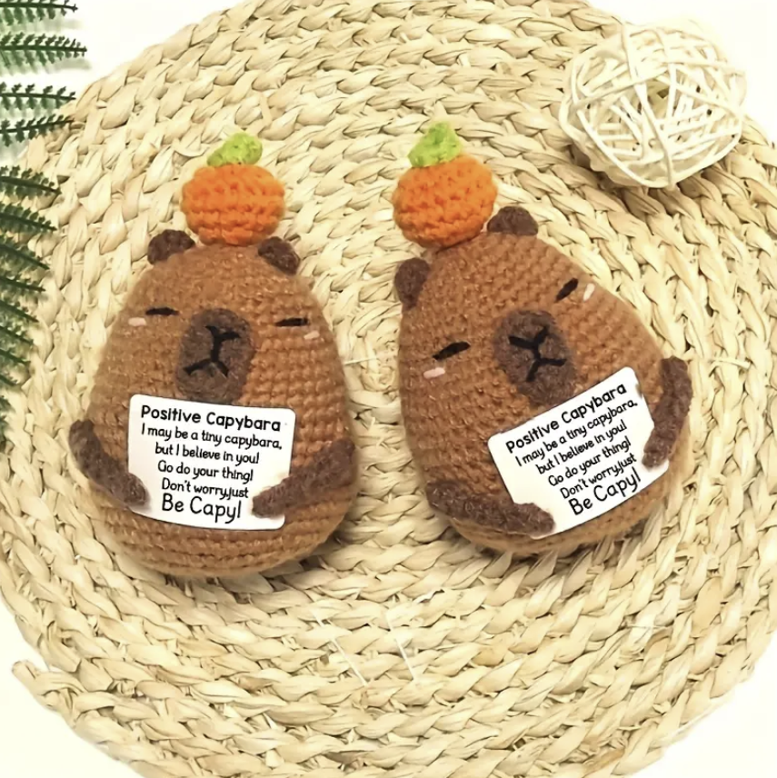 Crochet Pattern Positive Capybara