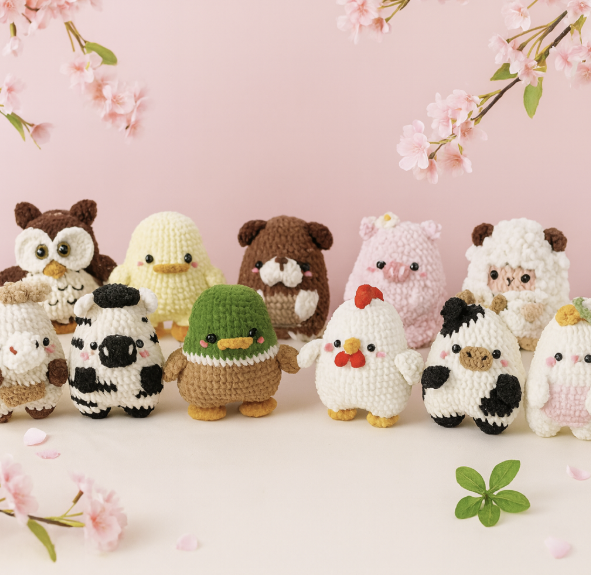 Adorable Amigurumi Crochet Patterns - 28 Pcs Mega Bundle