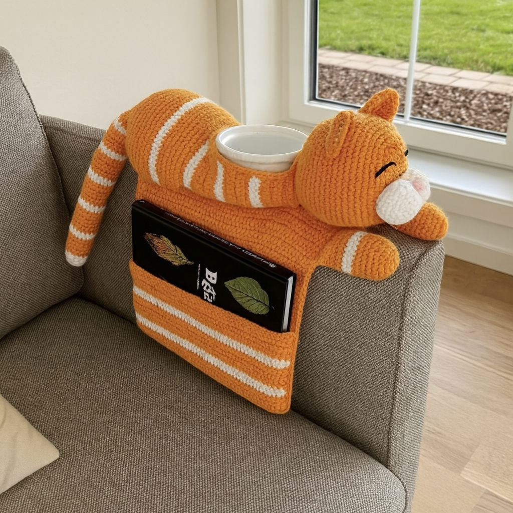 Cat Sofa Organizer Crochet Pattern