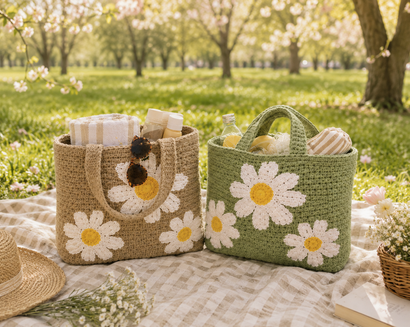 Daisy Bag Crochet Pattern
