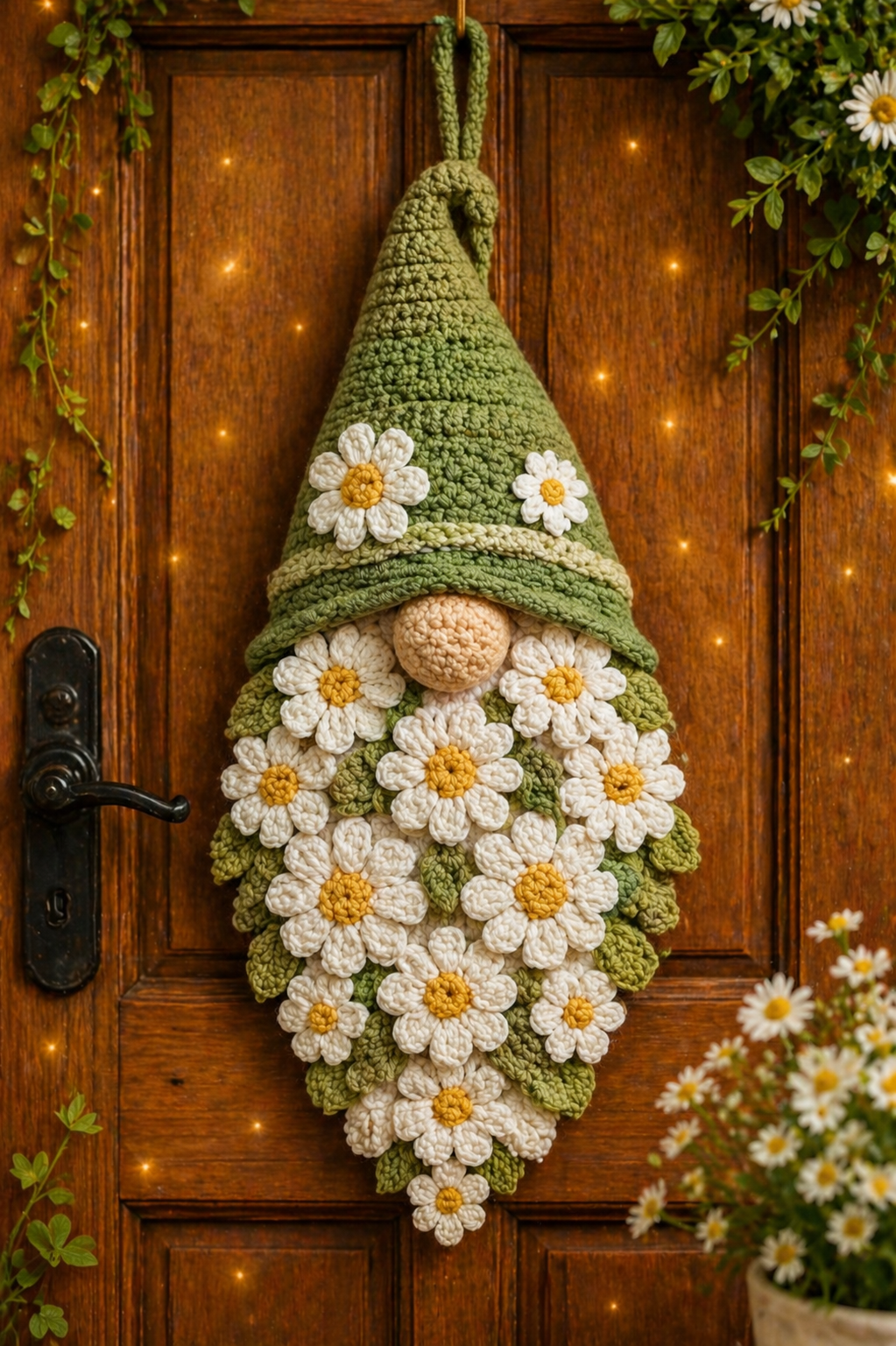 Daisy Flower Gnome Crochet Pattern