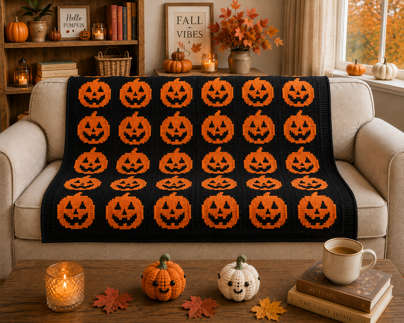 Pumpkin Blanket Crochet Pattern