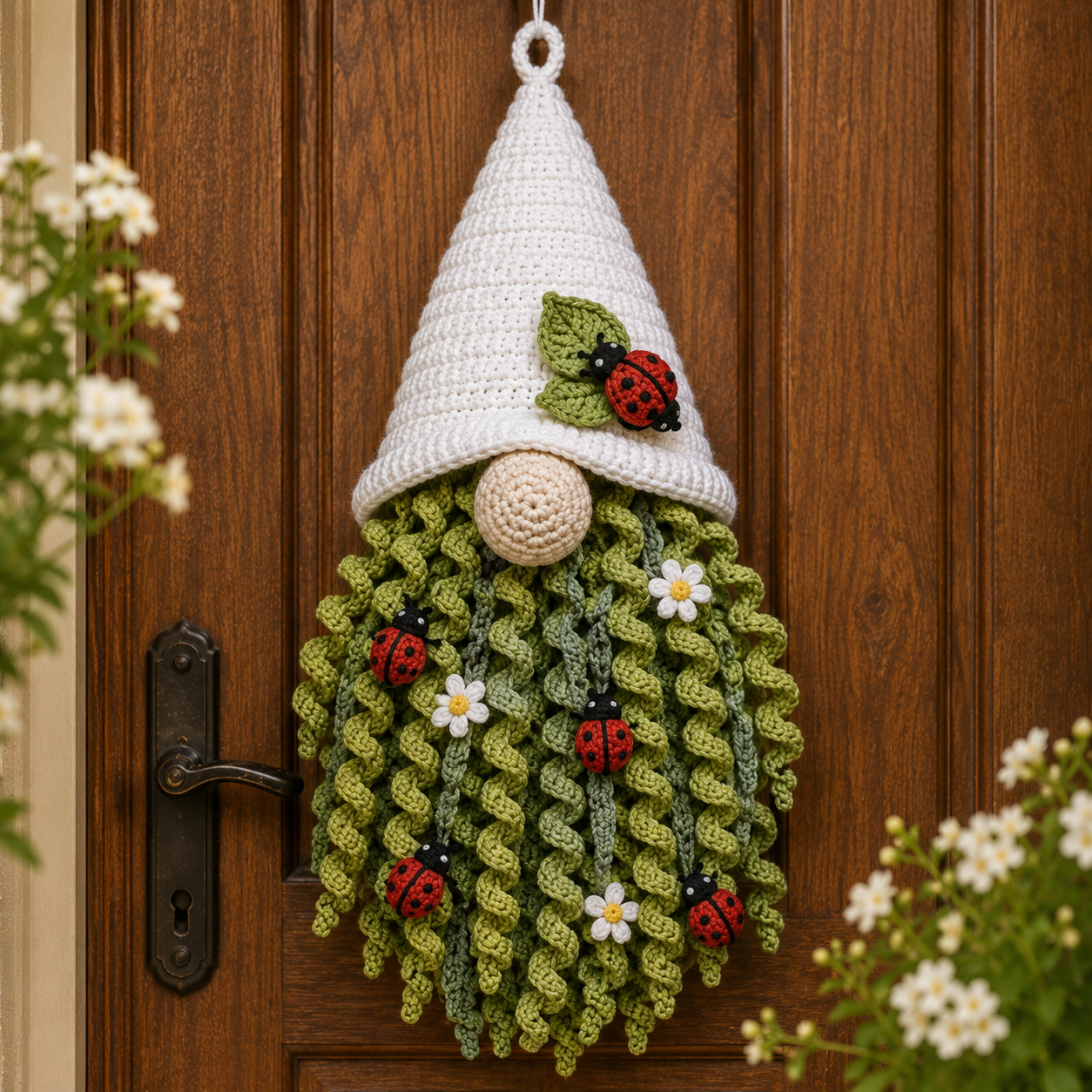 Ladybug Grass Gnome Crochet Pattern