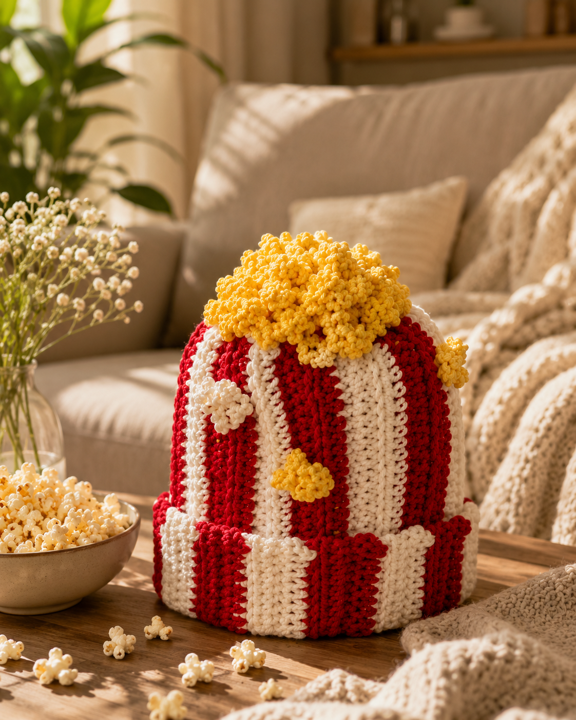Popcorn Hat Crochet Pattern