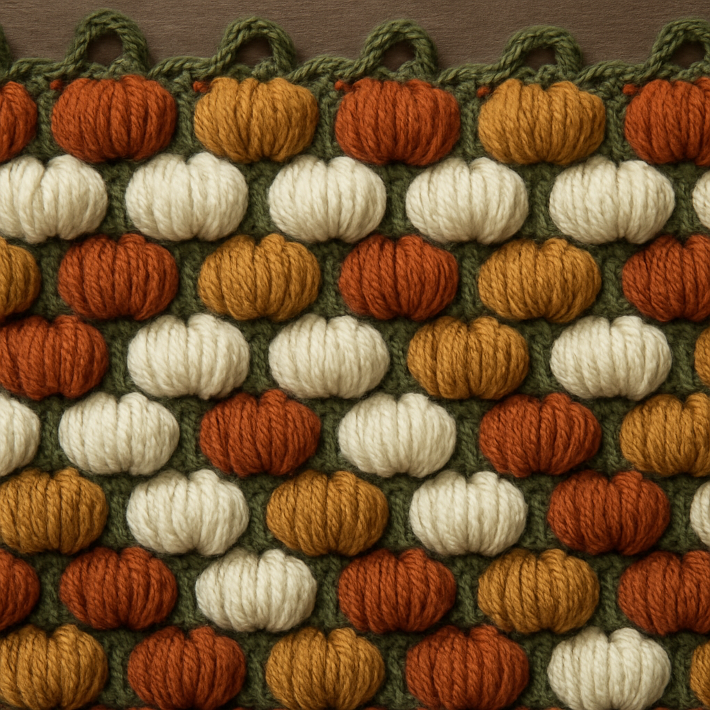 3D Pumpkin Stitch Crochet Pattern