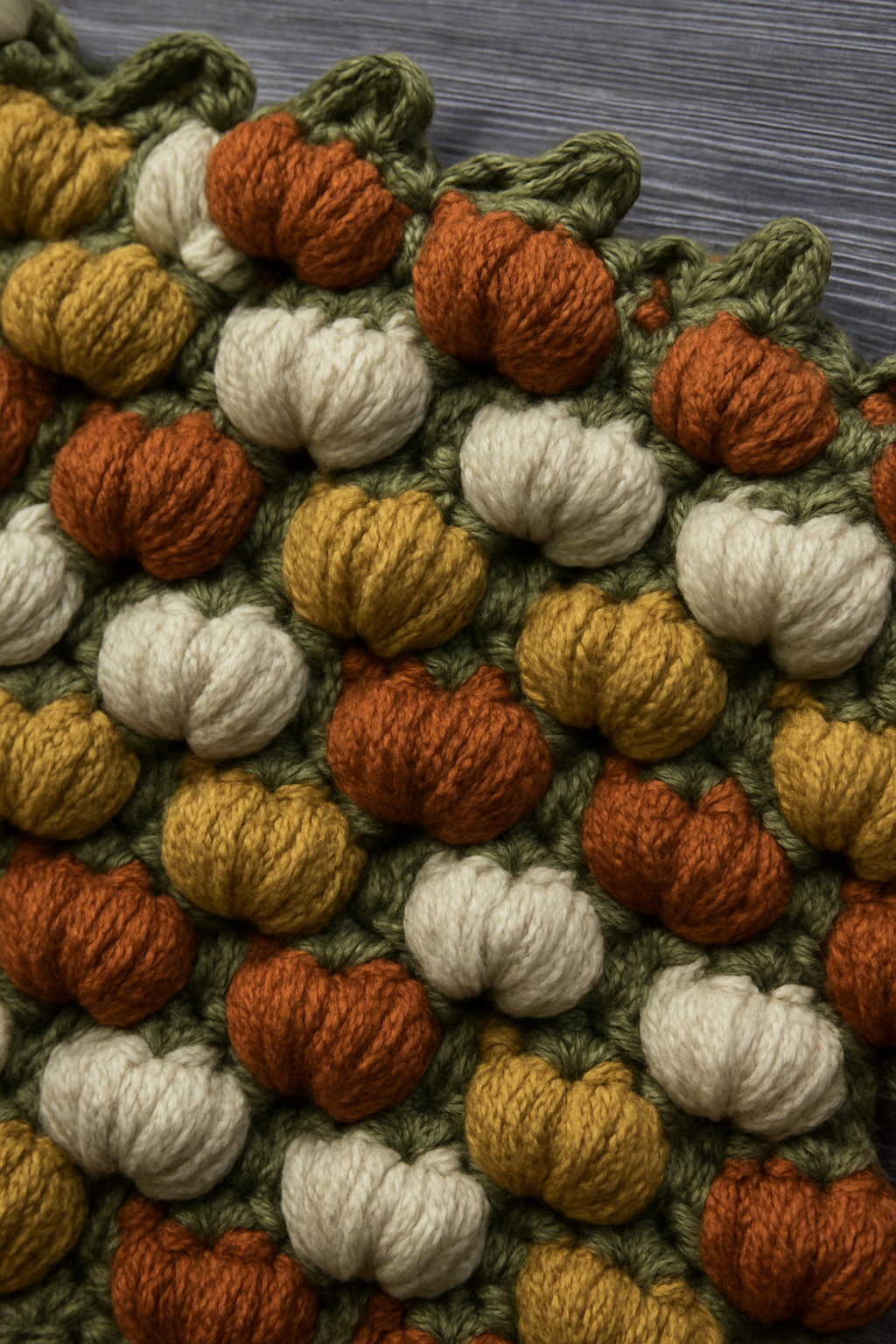 3D Pumpkin Stitch Crochet Pattern