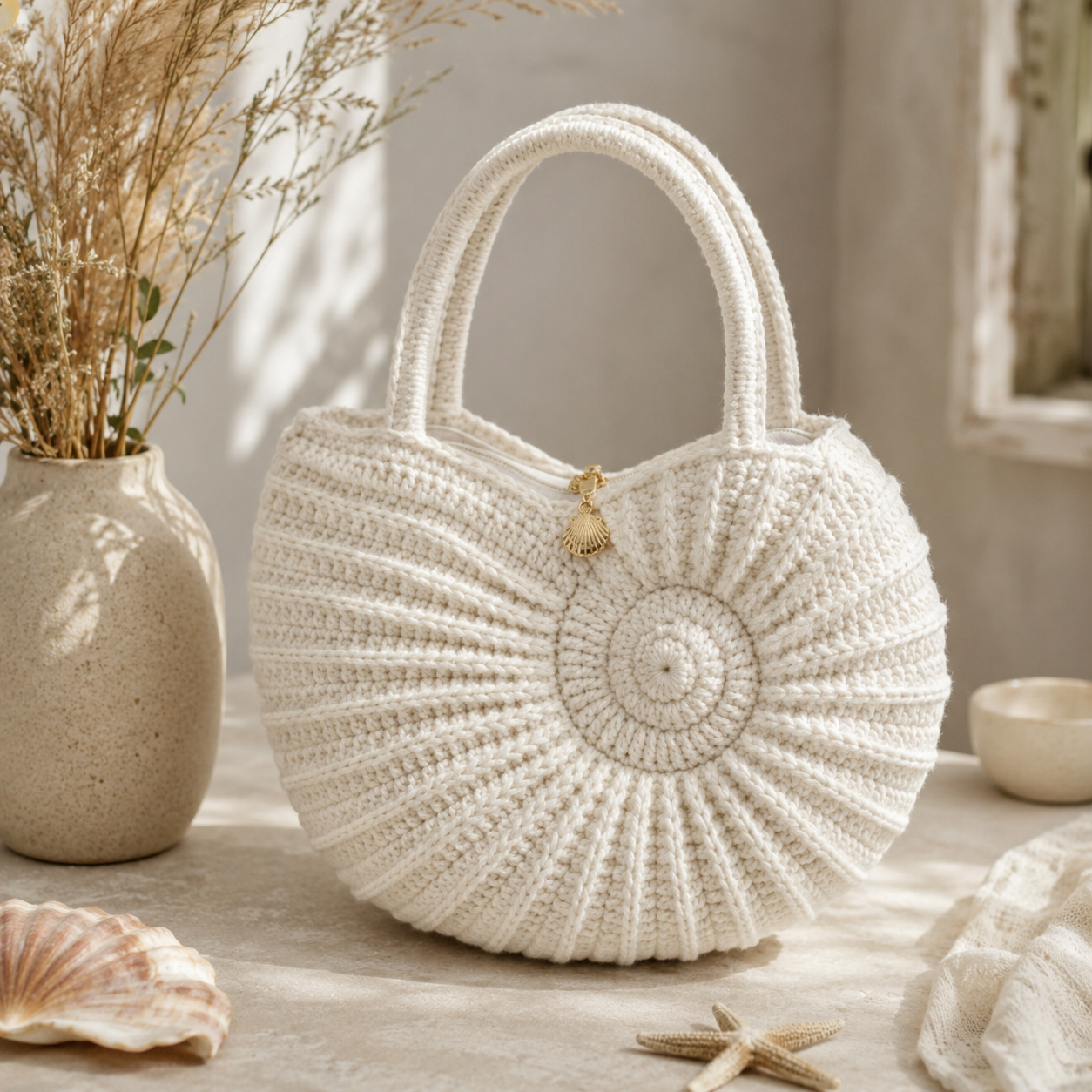 Shell Bag Crochet Pattern