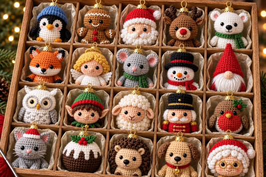 20 Christmas Ornament Crochet Patterns