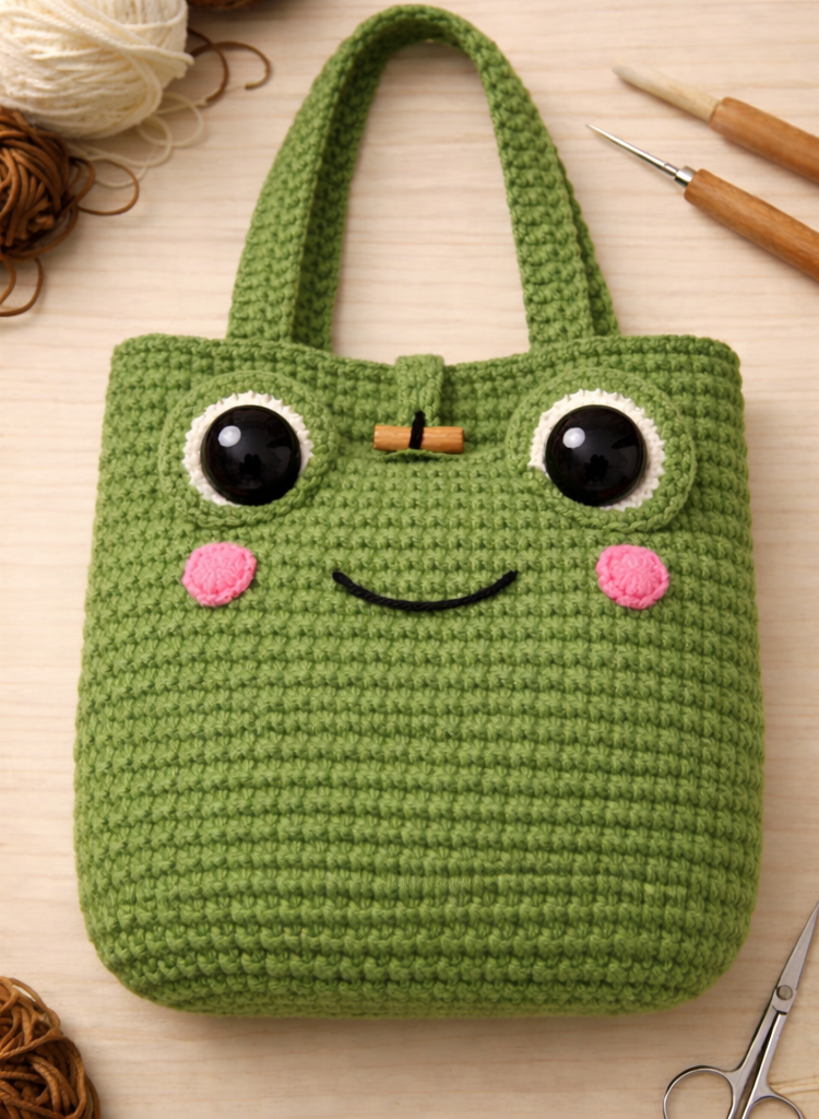 Frog Bag Crochet Pattern