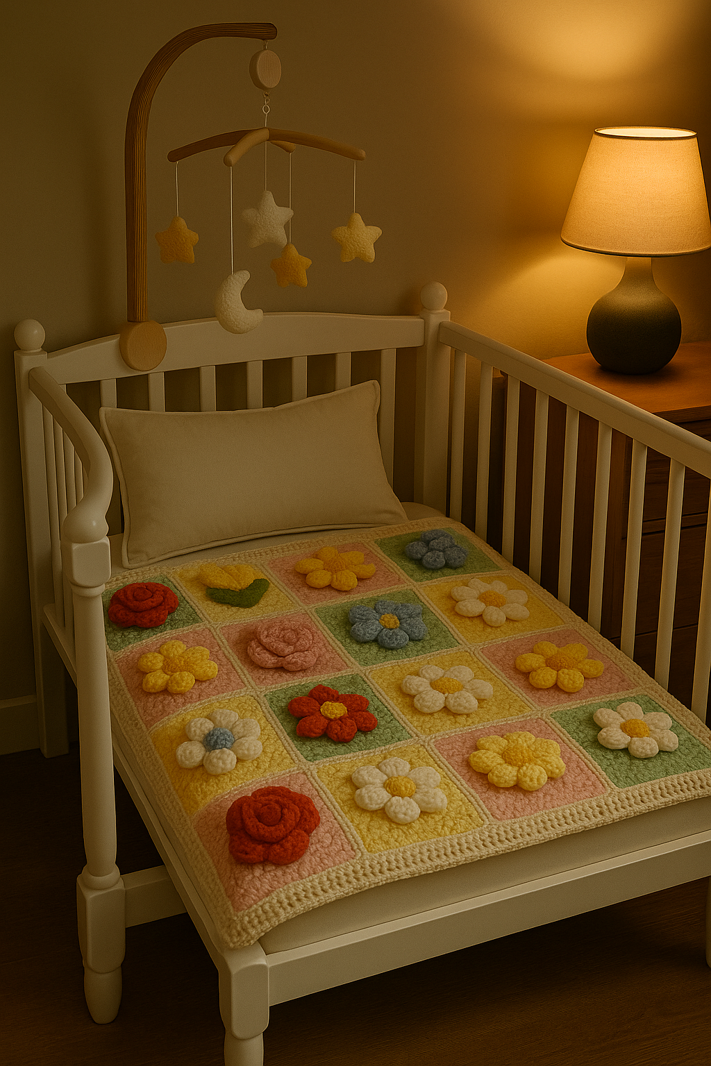 20 Flower Squares Crochet Patterns
