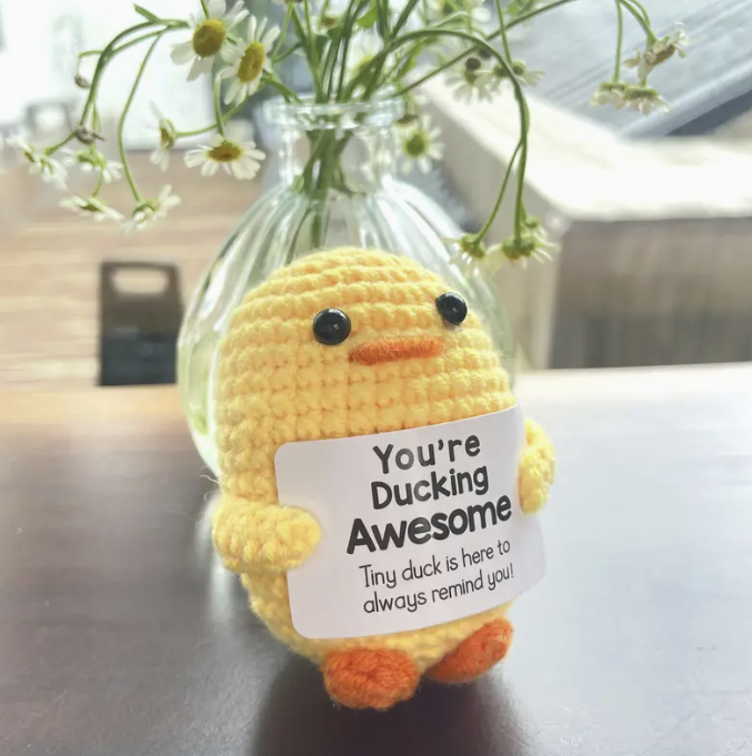 Crochet Pattern Positive Duck