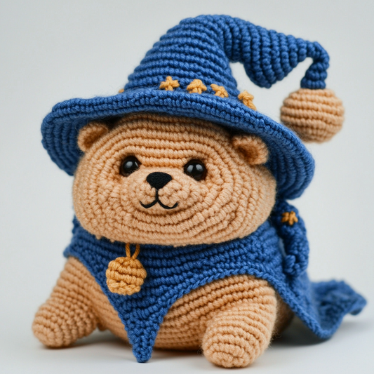 Crochet Pattern Dog Wizard