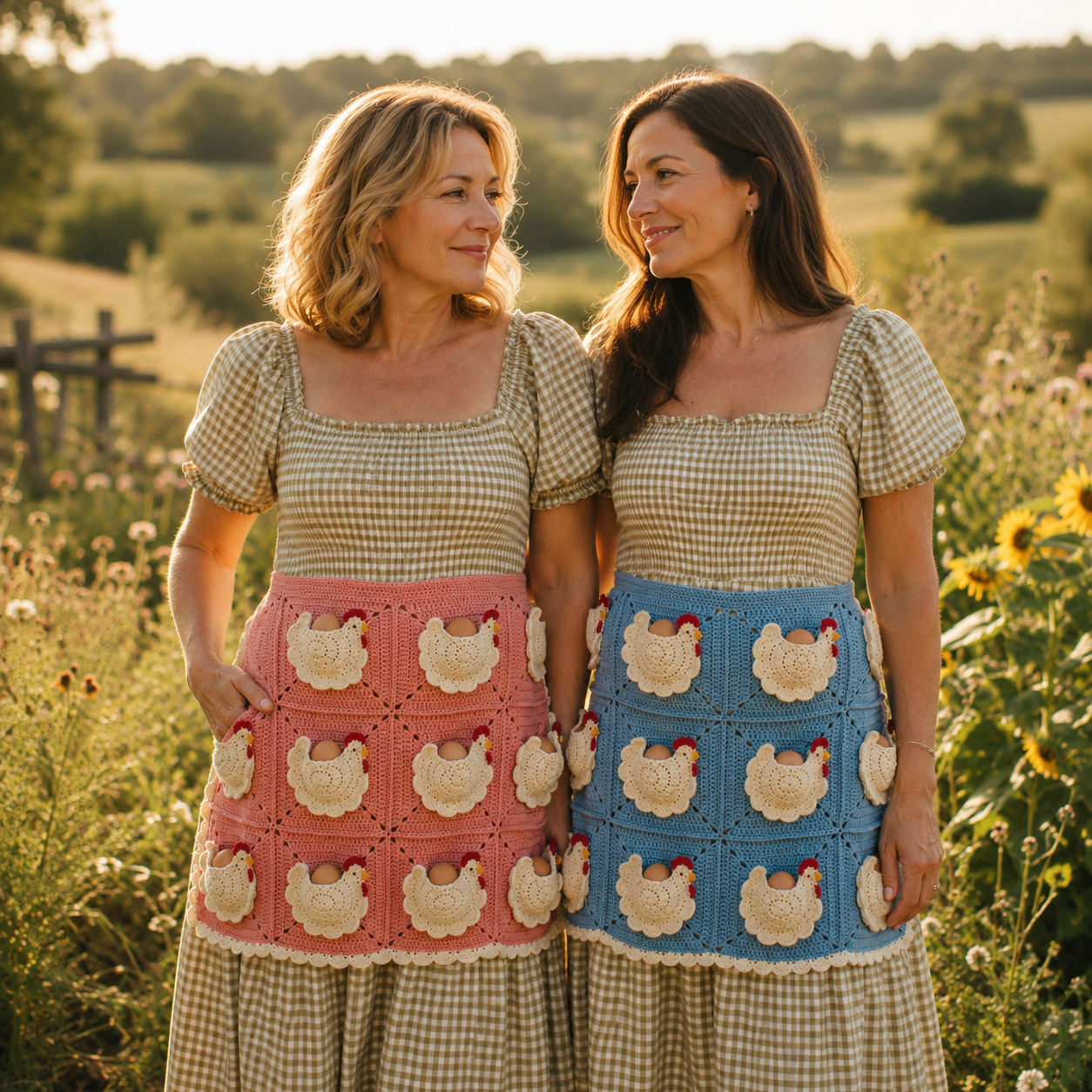 Hen Egg Apron Crochet Pattern