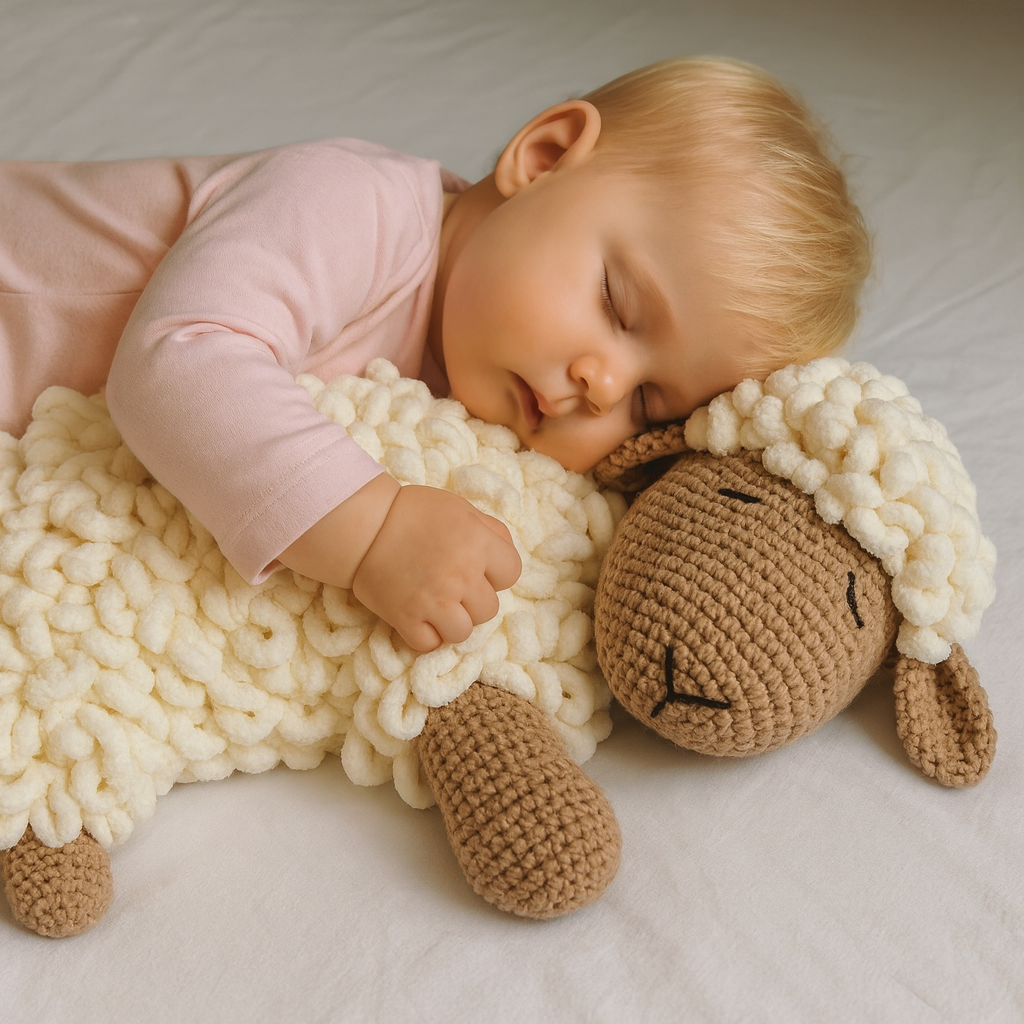 2 in 1 Sheep Blanket & Rug - Crochet Patterns – Happy Hookie