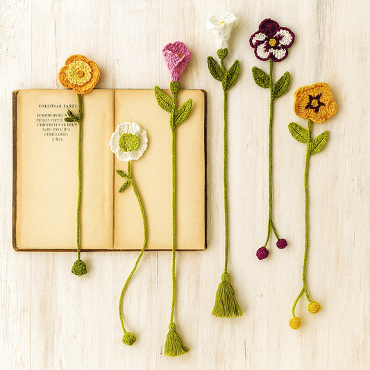 Flower Bookmark Crochet Patterns