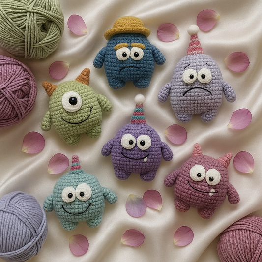 Cute Monsters Crochet Pattern