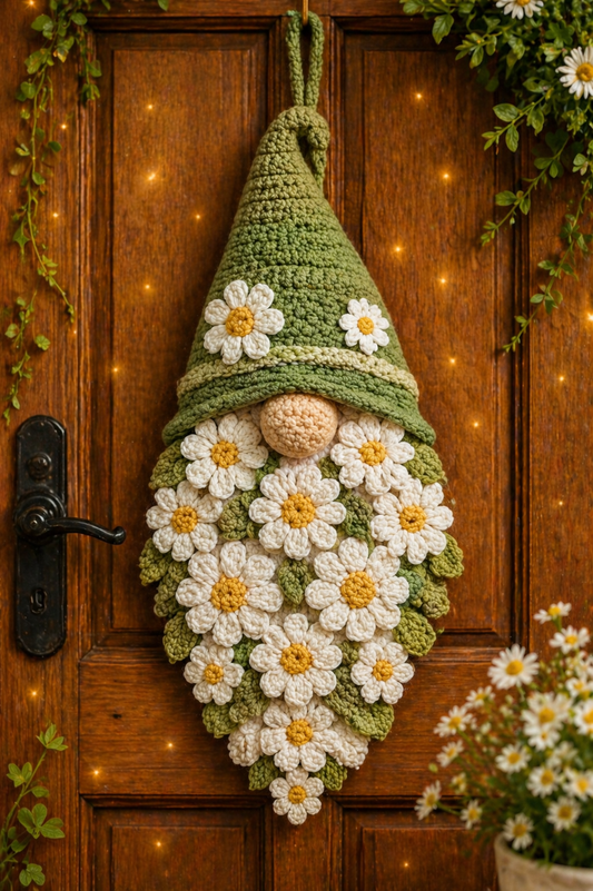 Daisy Flower Gnome Crochet Pattern