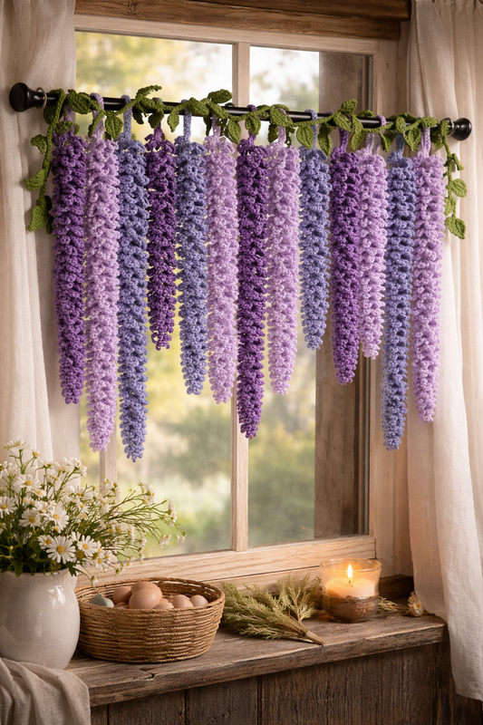 Wisteria Curtain Crochet Pattern