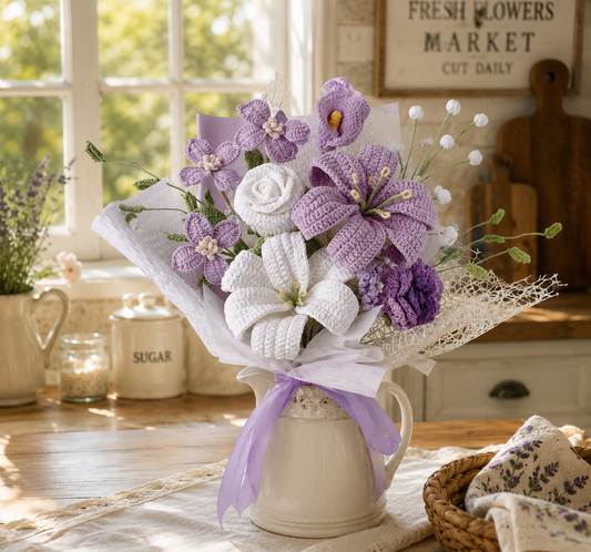 Gigantic Flower Bouquet Crochet Pattern