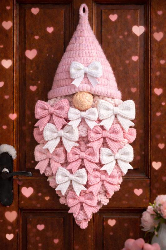 Bow Gnome Crochet Pattern