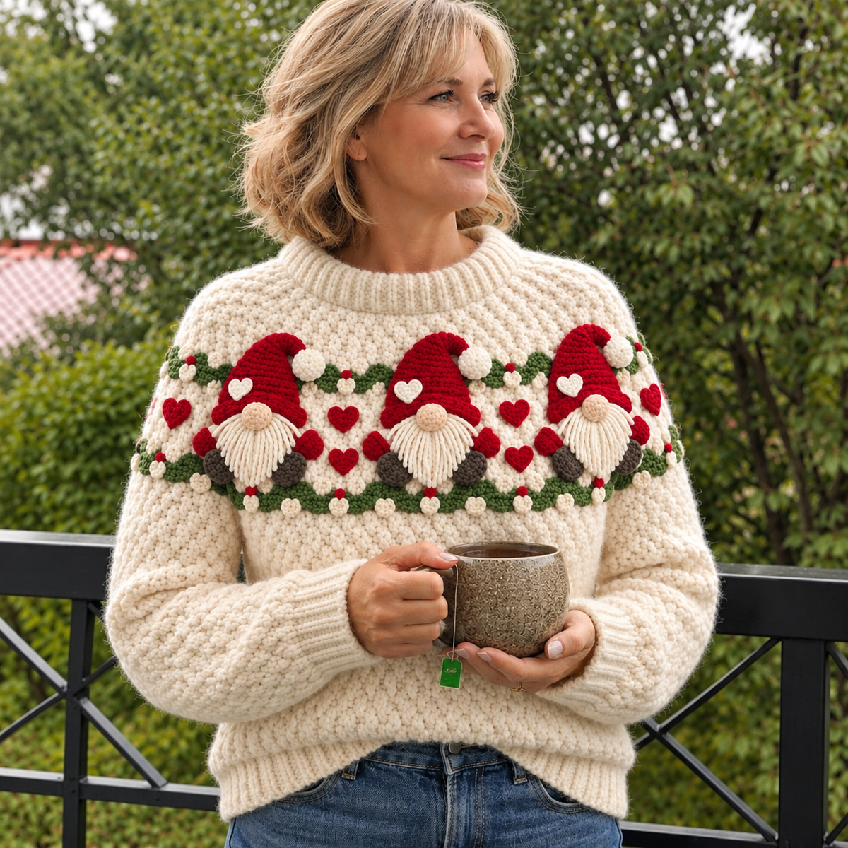 Gnome Sweater Crochet Pattern