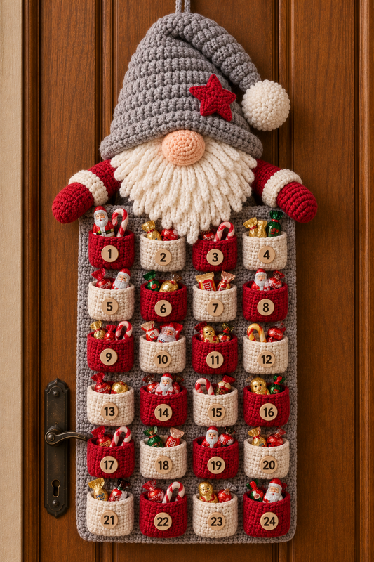 Gnome Advent Calendar Crochet Pattern