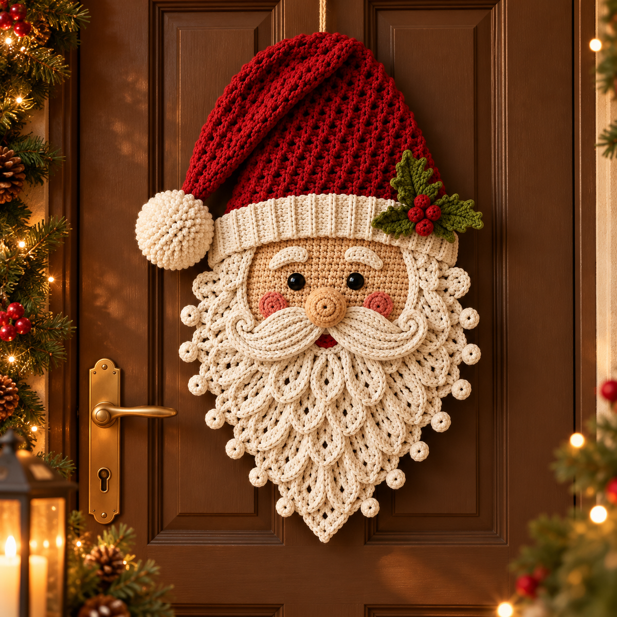 Hanging Santa Crochet Pattern