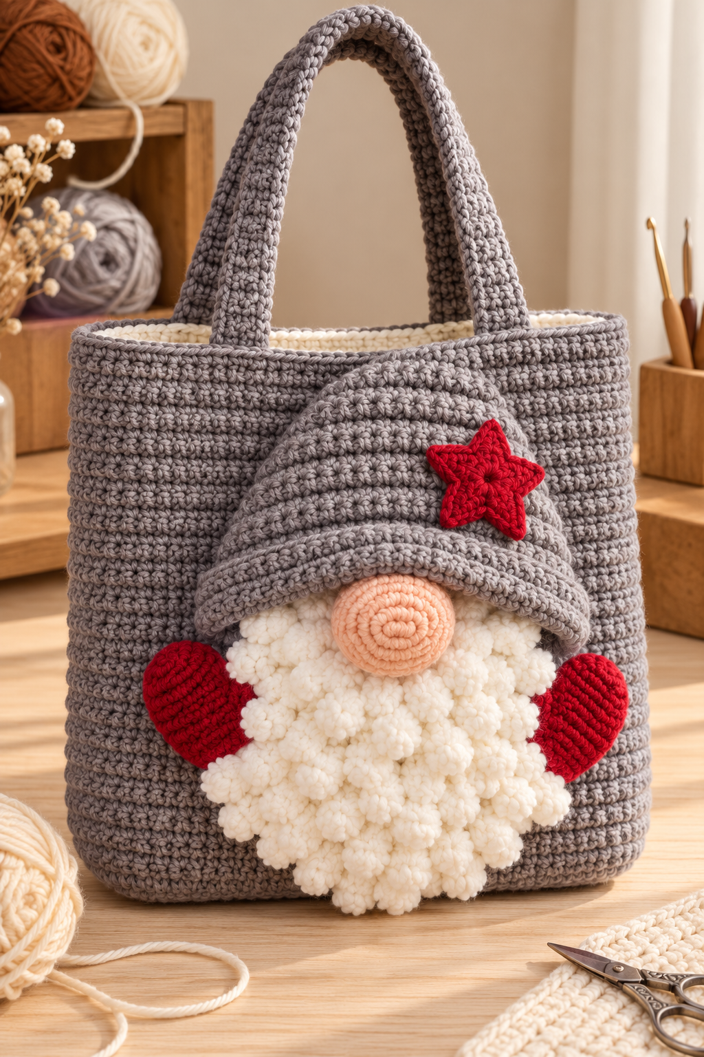 Gnome Bag Crochet Pattern