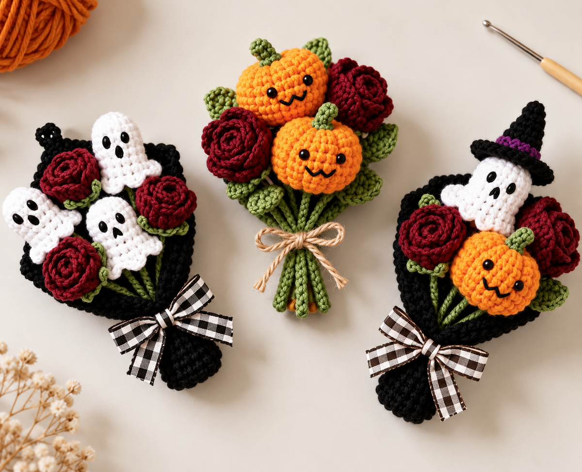 Cute Bouquets Crochet Patterns
