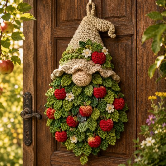 Apple Gnome Crochet Pattern