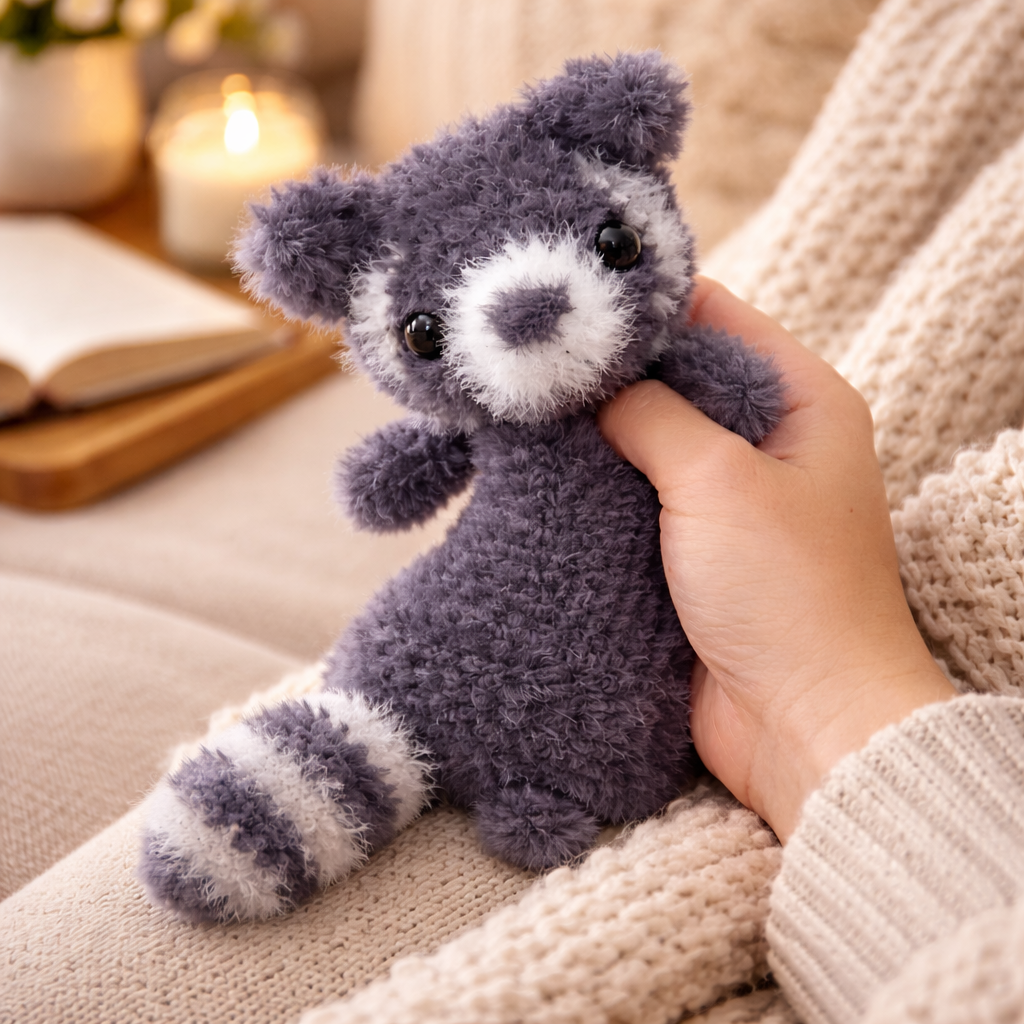 Raccoon Plushie Crochet Pattern