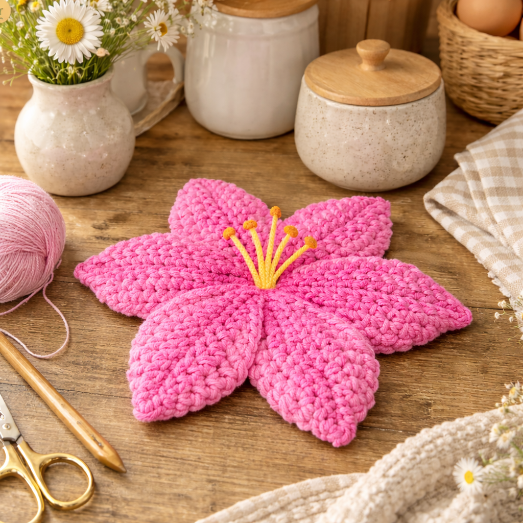 Lily Coaster Crochet Pattern