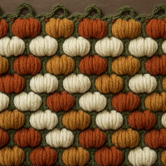 3D Pumpkin Stitch Crochet Pattern