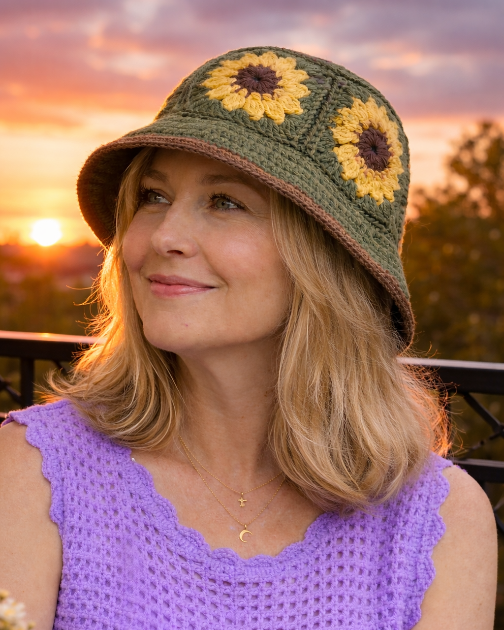 Sunflower Hat Crochet Pattern