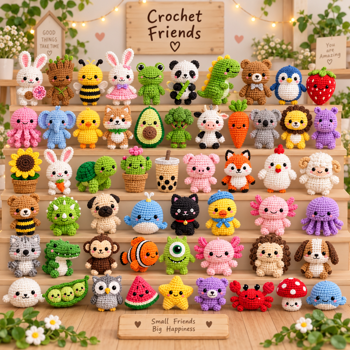 100+ Keychains Crochet Pattern Bundle